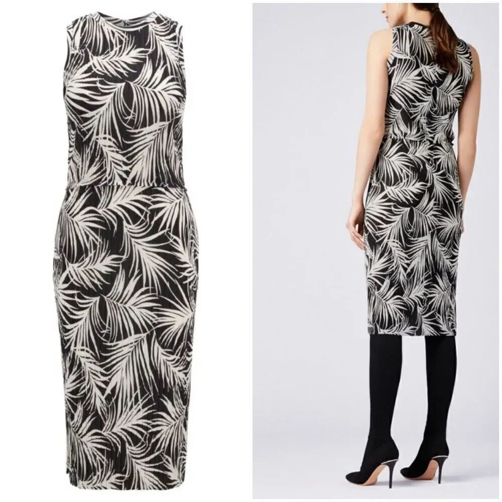 Hugo Boss Emago Slim Fit Pleated Dress sz XL